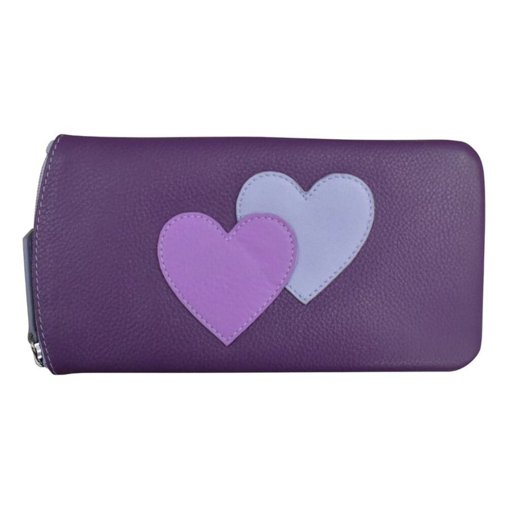Purple Hearts Eyeglass Case NWOT
